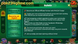 PAK234 Agent Program: How to Become an Affiliate Partner in Pakistan